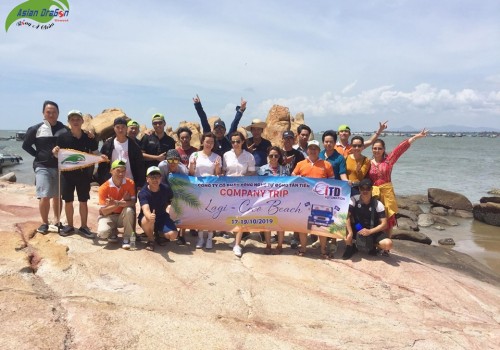 Chào mừng Công ty CP CN TĐ Tân Tiến vui chơi nghỉ dưỡng ở Lagi - Coco Beach 17-10-2019